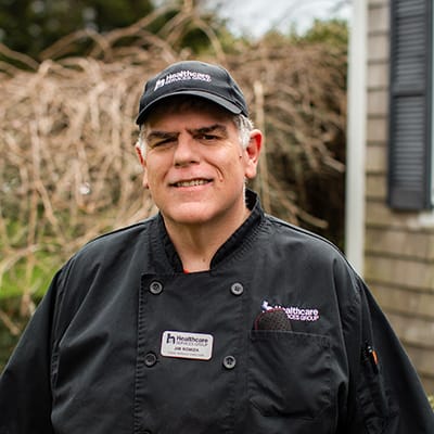 Jim Romiza, Food Service Director at Rosewood Manor